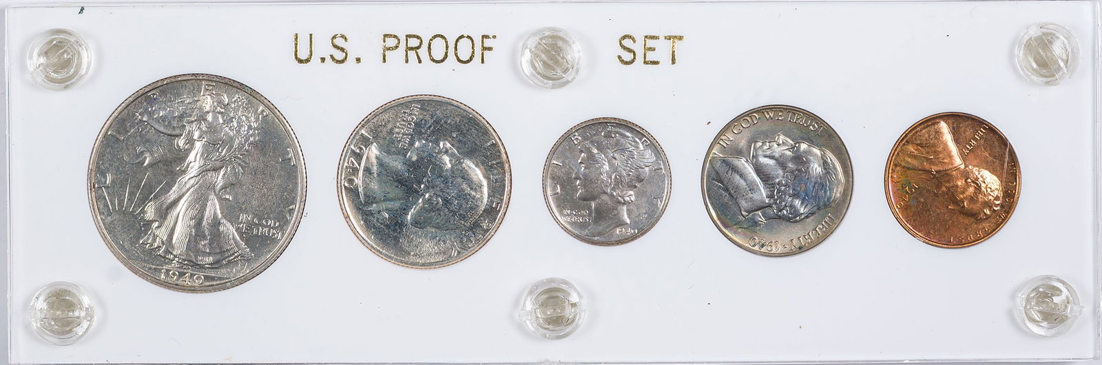 Choice To Gem 1940 Proof Coins (1 of 2)