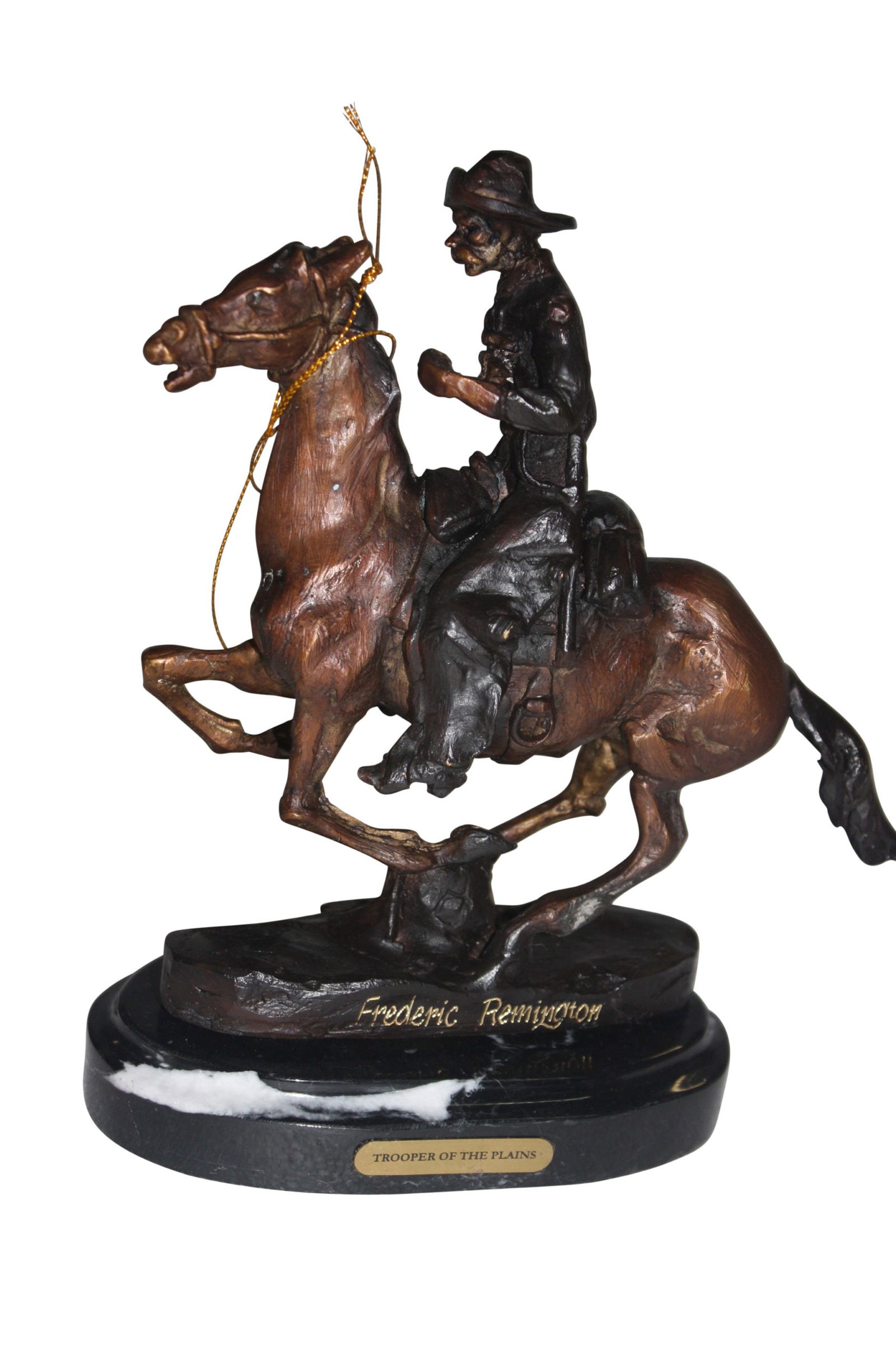 Trooper of the Plains Bronze Statue By Remington (1 of 7)