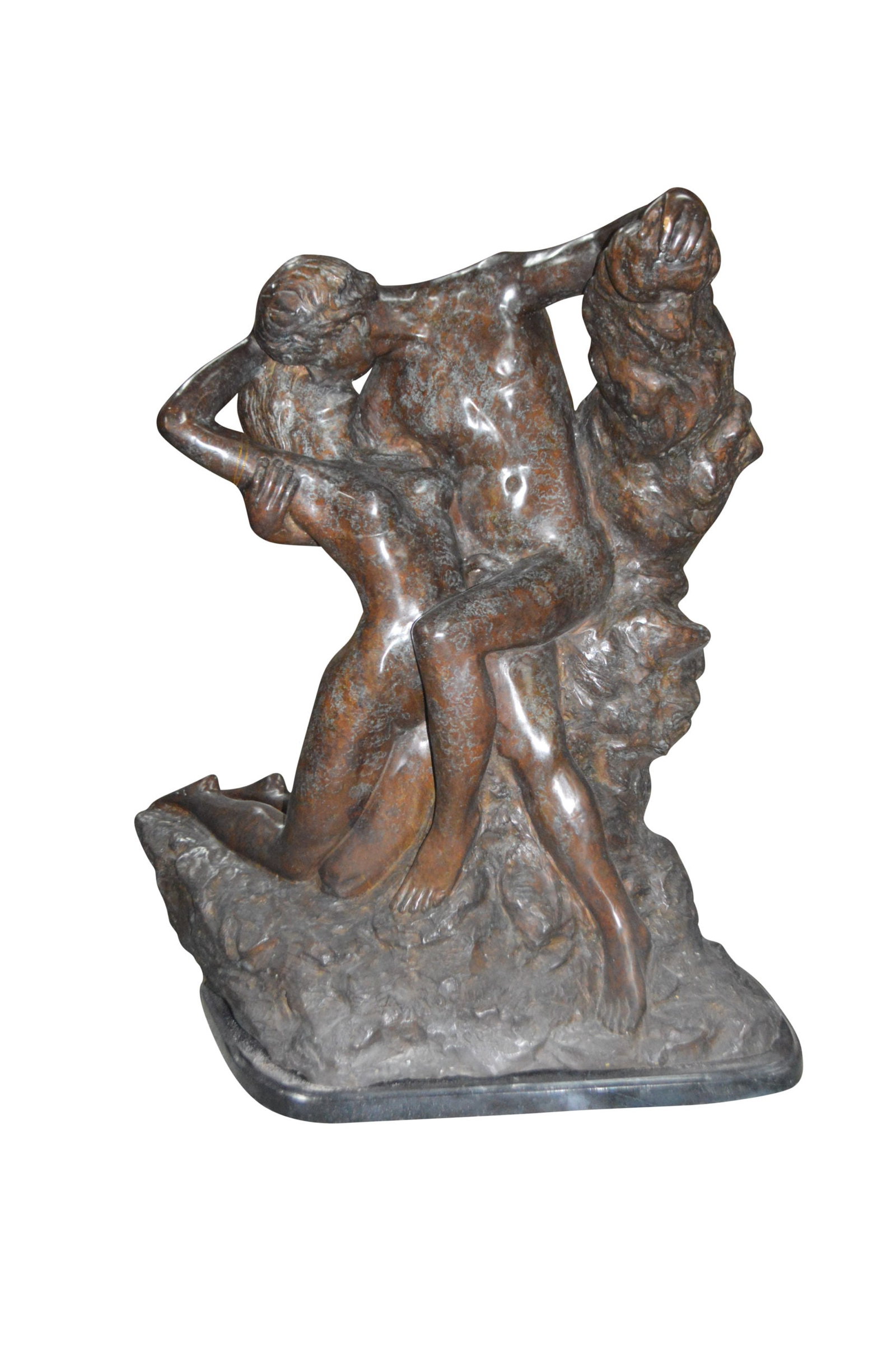 Lovers replica by Rodin Bronze Statue -  Size: 28"L x 18"W x 32"H. (1 of 11)