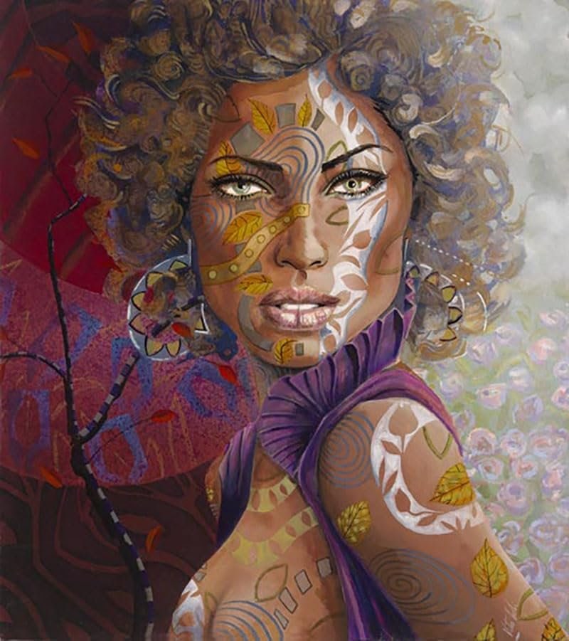 Xhina, limited edition giclee on canvas by Vito Loli, 40x45 un-stretched (1 of 8)