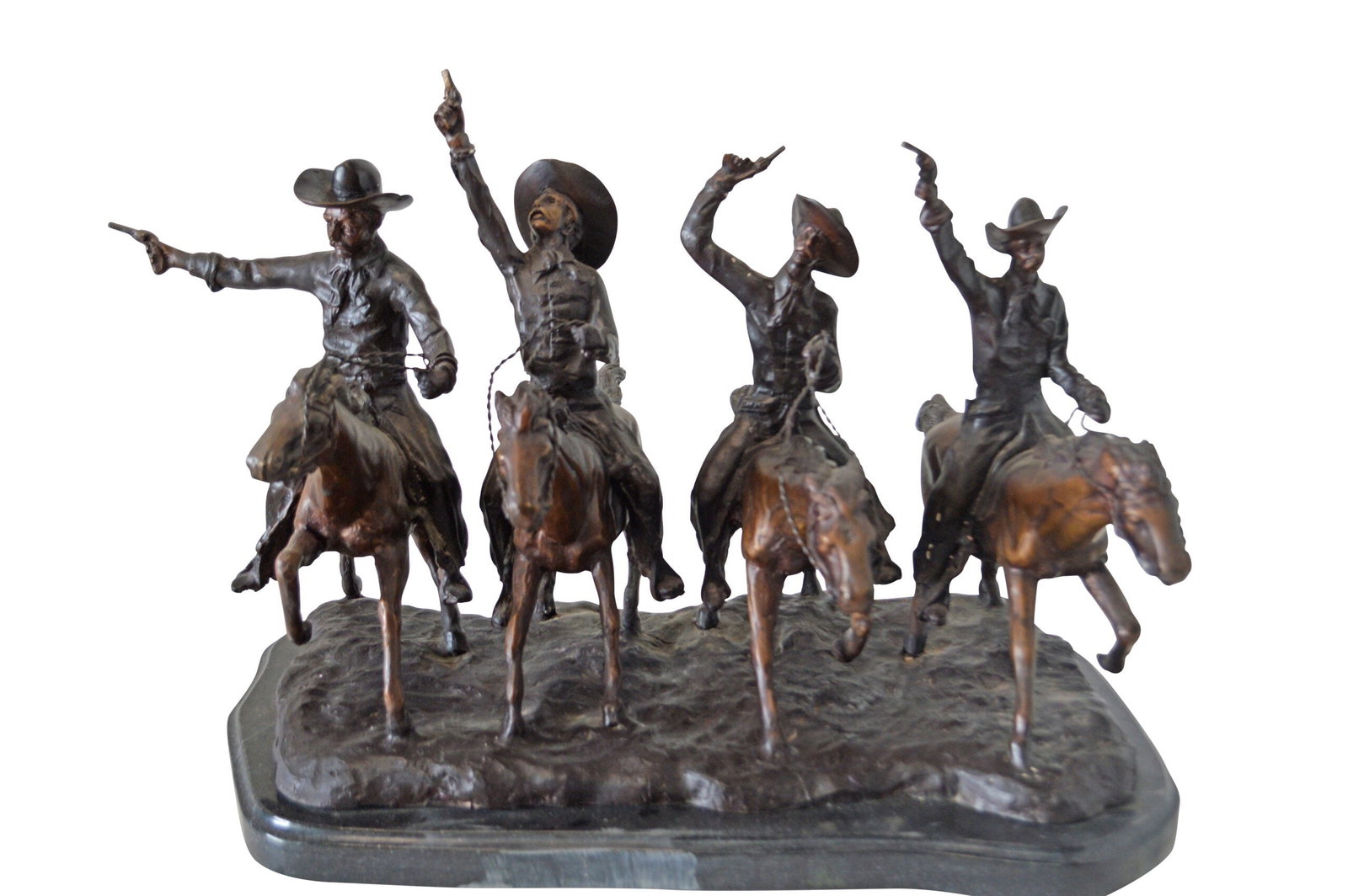Coming Through the Rye, a Remington Replica Bronze Statue - 18" x 27" x 17"H (1 of 10)