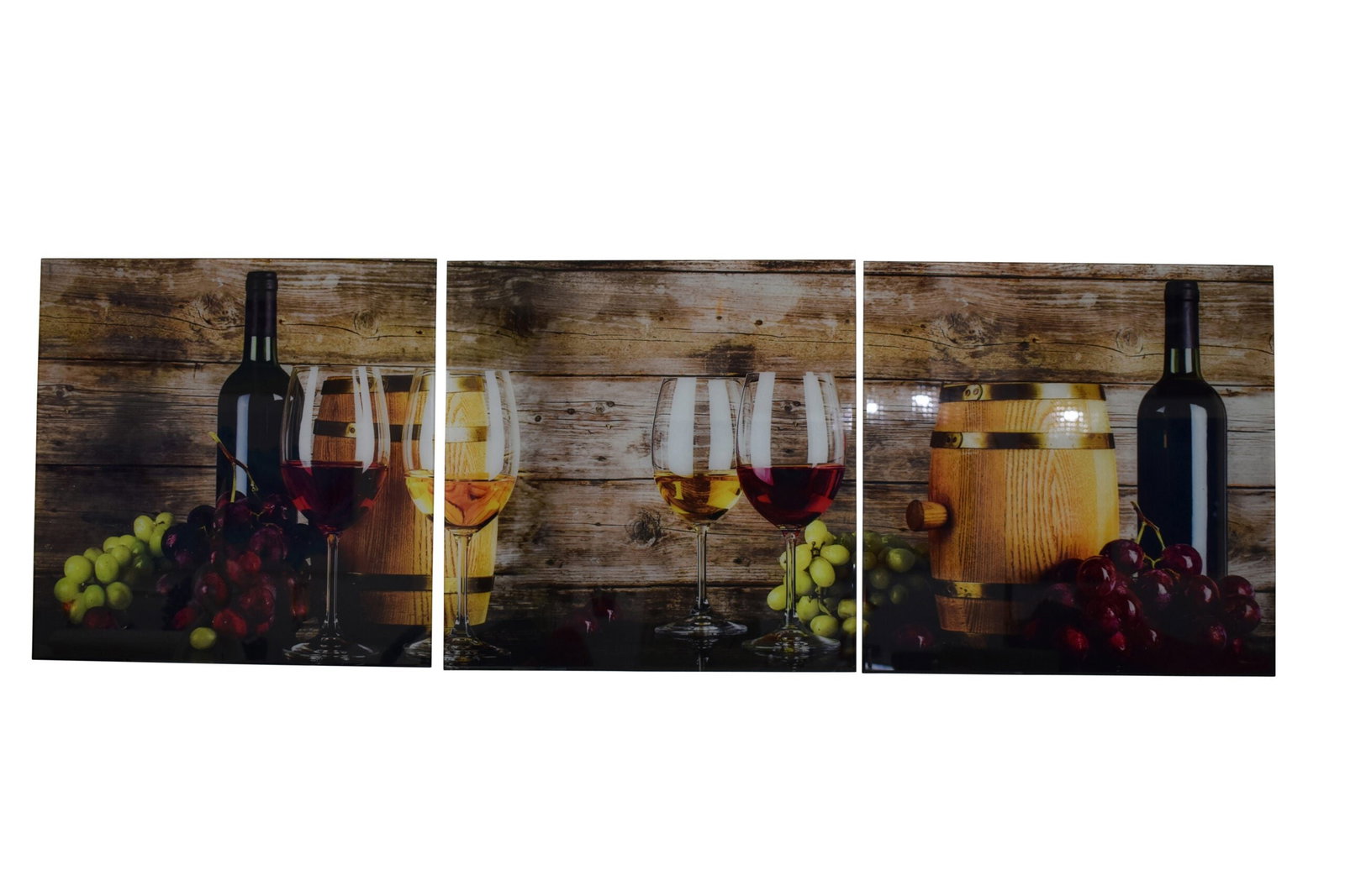 Old Cellar Picture on A Large Three-Piece Acrylic Plexi Size: 1" x 23" x 72"H: Enjoy this 3-piece, large size wall mounted acrylic picture of a beautiful looking view of an old cellar picture. A modern acrylic print showcase vibrant colors with a glasslike glossiness (mounting b