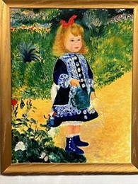 Museum Copy Renoir Girl with Watering Can