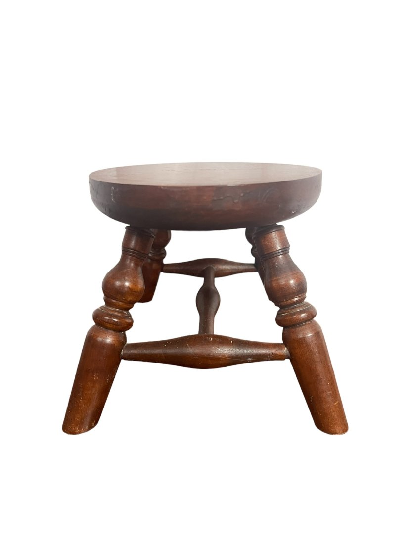 Maple Small Oval Stool (1 of 7)