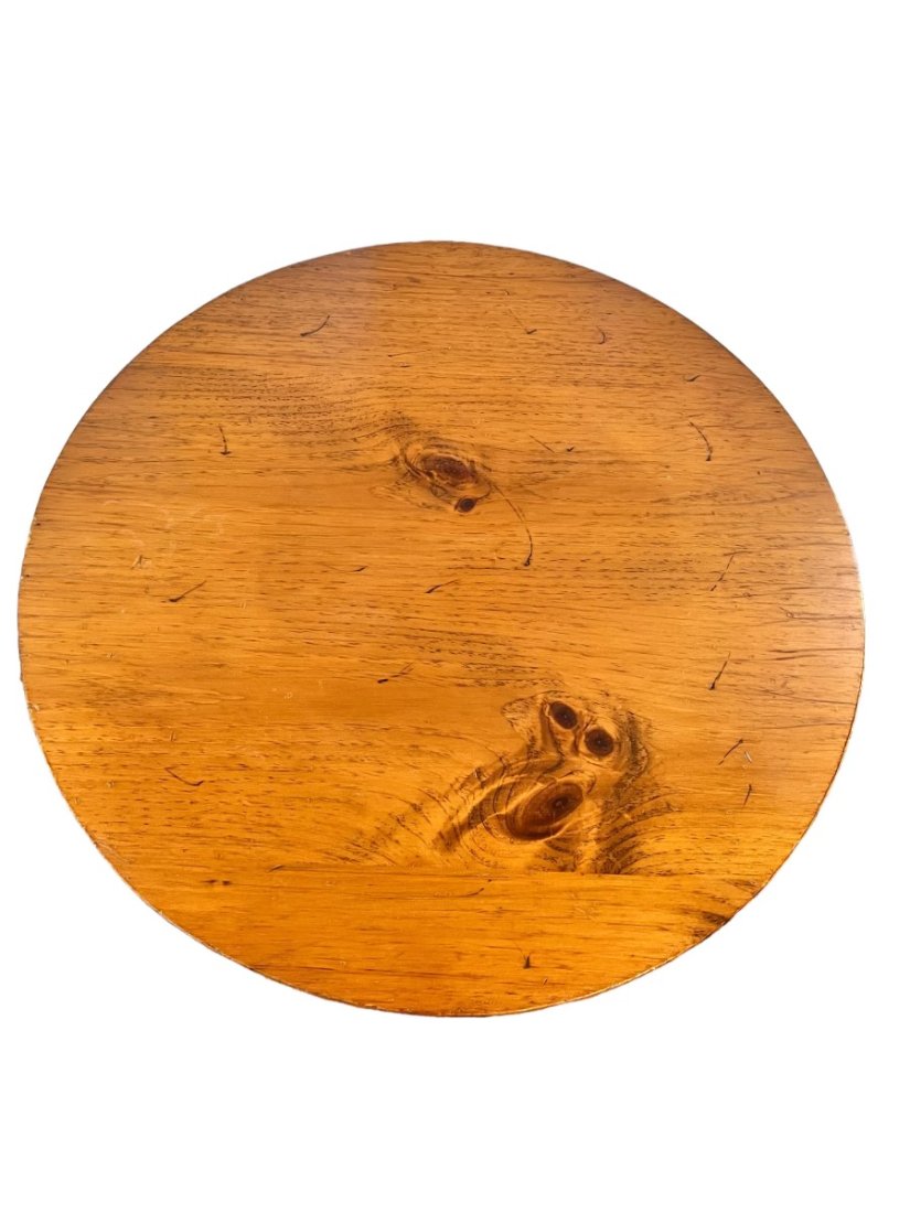 1960s 1970s Pine Lazy Susan (1 of 4)