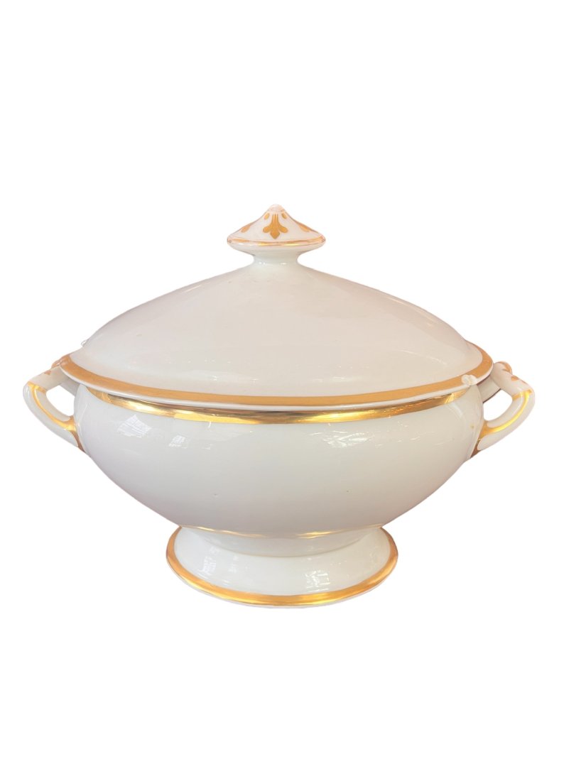 White Ironestone Soup Tureen (1 of 6)