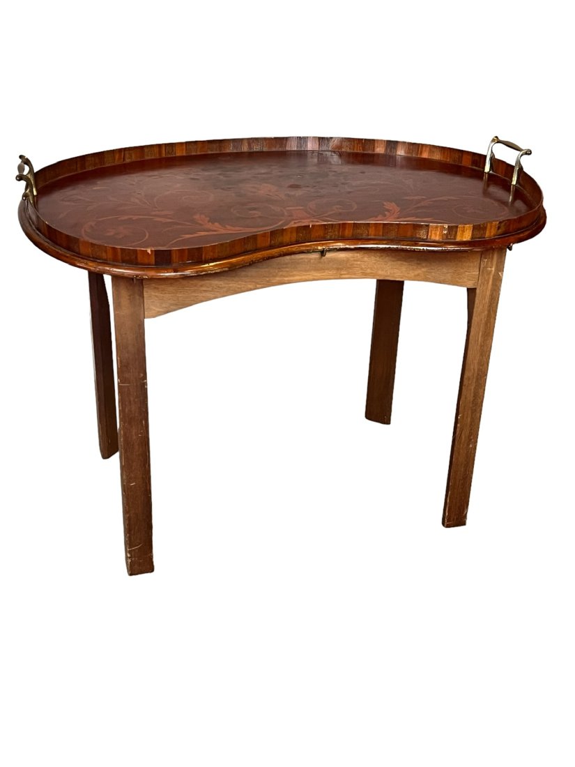 DUTCH MARQUETRY BUTLERS TRAY Circ 1900 (1 of 13)