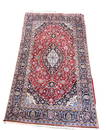 VINTAGE KASHAN PERSIAN WOOL AREA RUG