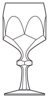 Set of 10 GORHAM ALEXANDRA CUT CRYSTAL KNOB STEM WINE GLASSES: 20th Century Gorham Alexandra cut crystal knob stem wine glasses, set of 10. 1 wine glass is chipped on the base, the rest are in excellent condition. Wear is consistent with age and usage. Please rev