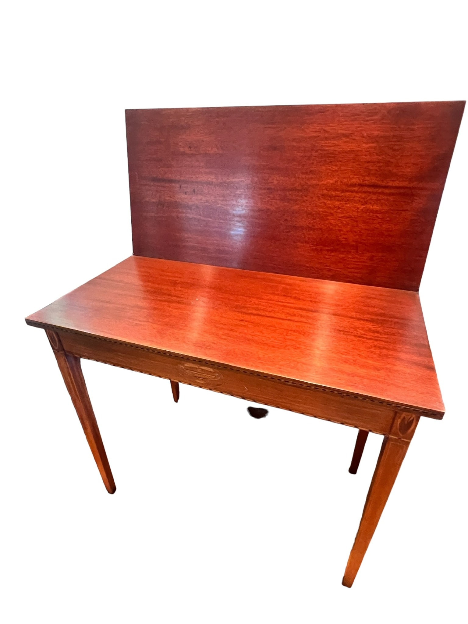 Inlay Mahogany Wood Card Table (1 of 6)
