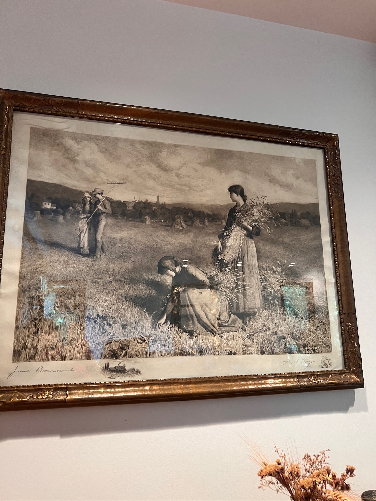 Etching Harvesters 1888 Etcher J S King Artist J Brownscombe (1 of 7)