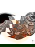 Aztec Mayan Meso-American Style Saucer Vase Unmarked