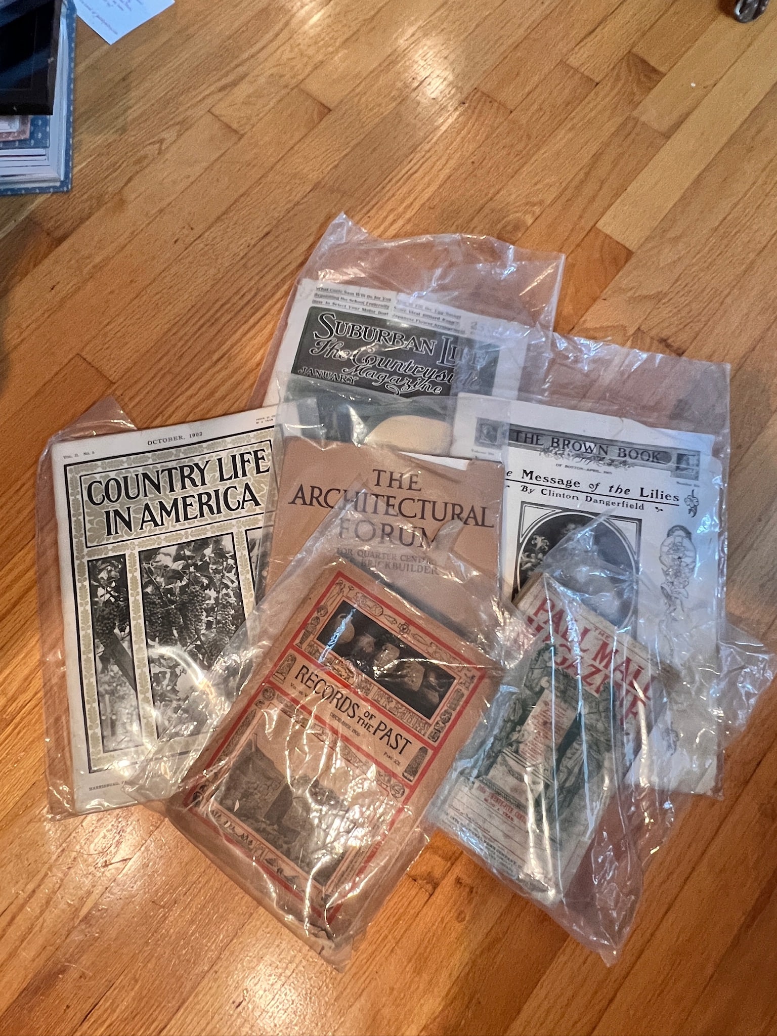 Large Lot of Ephemera in Beautiful Magazine Rack (1 of 2)