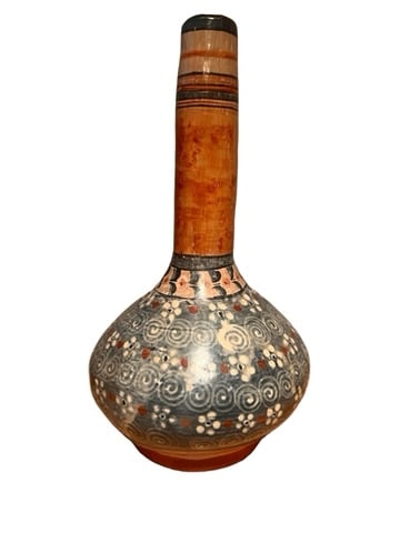 Tall Handmade Pottery Vase Water Vessel (1 of 6)