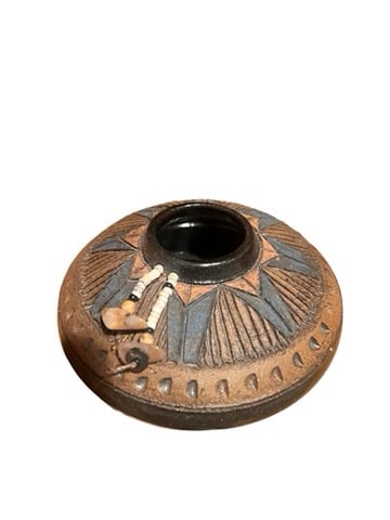 Stoneware Pot by Mary Tuttle (1946-2012) Southwest Artist (1 of 5)