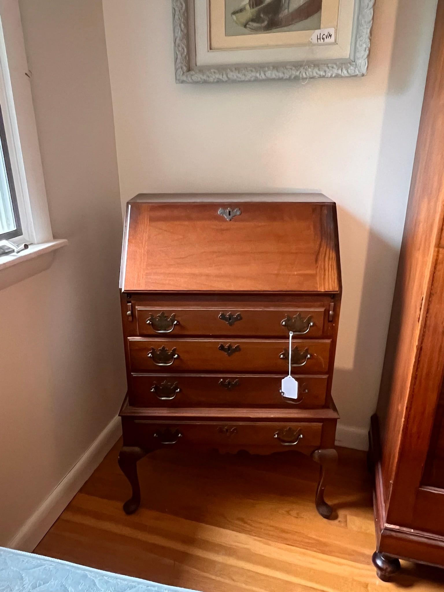 Vintage Cherrry Secretary Desk Small Size (1 of 4)