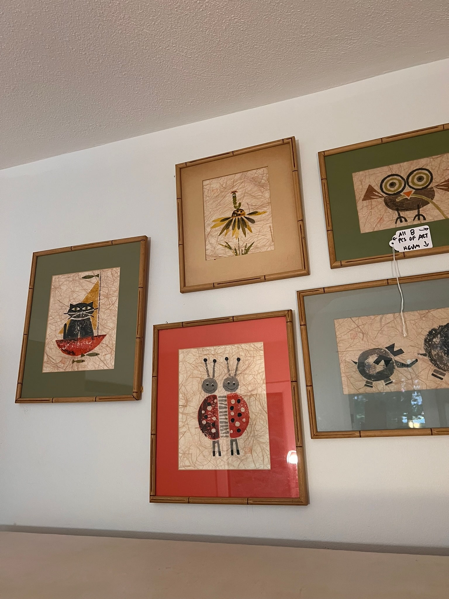 Large Lot of 9 Bug & Animal Art (1 of 6)