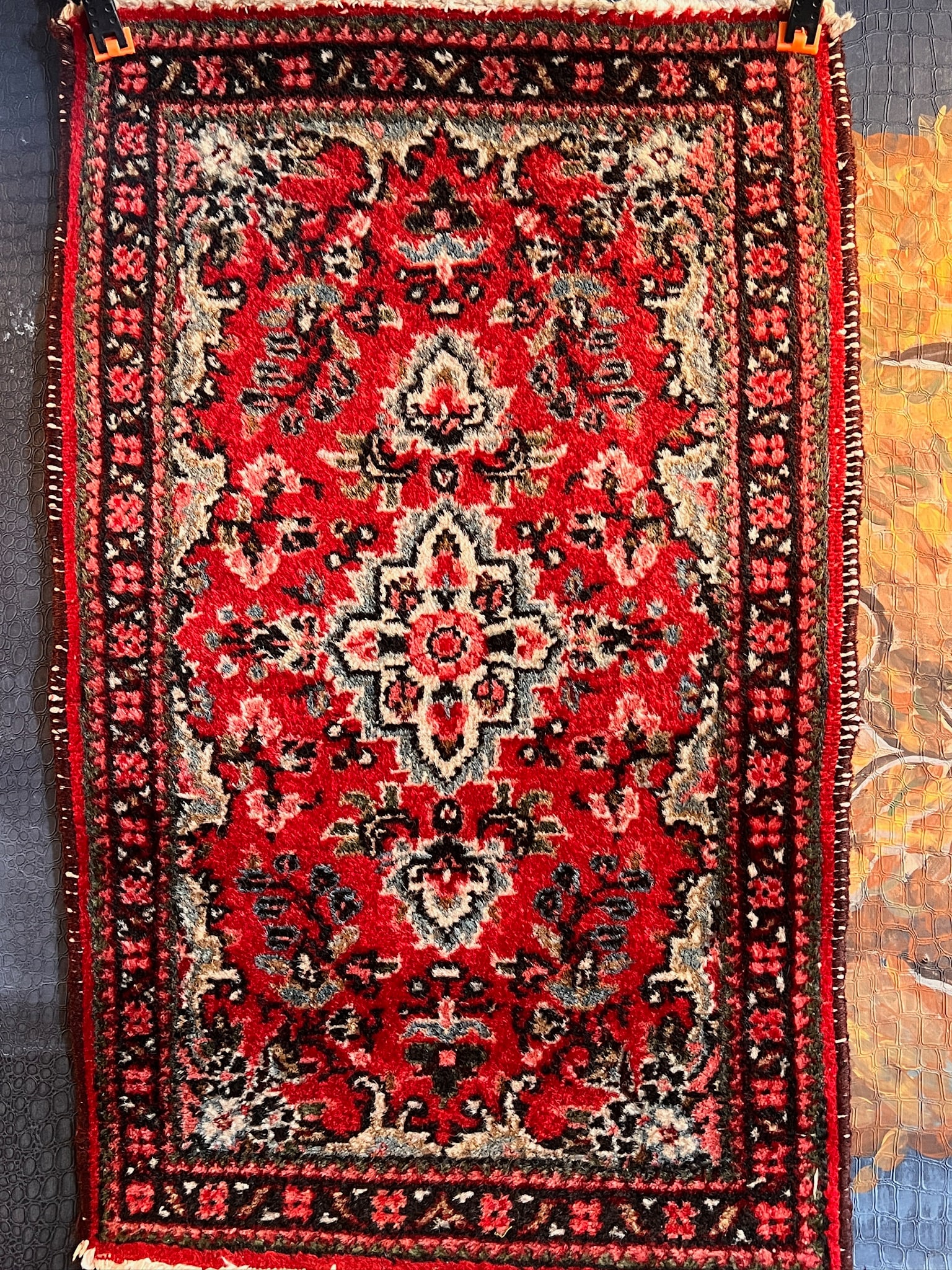 Small Persian Wool Scatter Rug 19.25x30.75 (1 of 6)