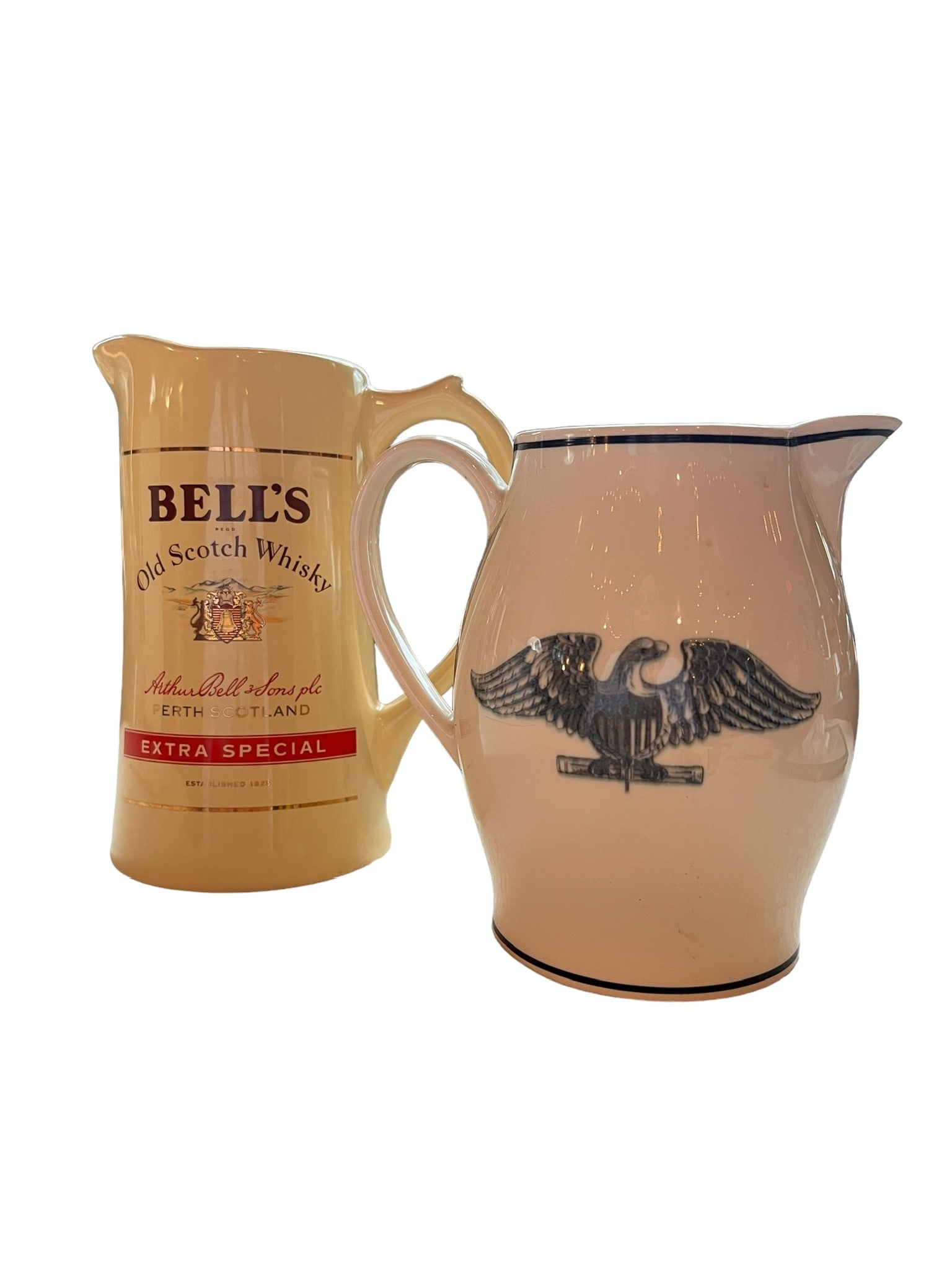 Lot of 2 Vintage Pitchers 1 Wedgwood for Shreve Crump Low (1 of 7)