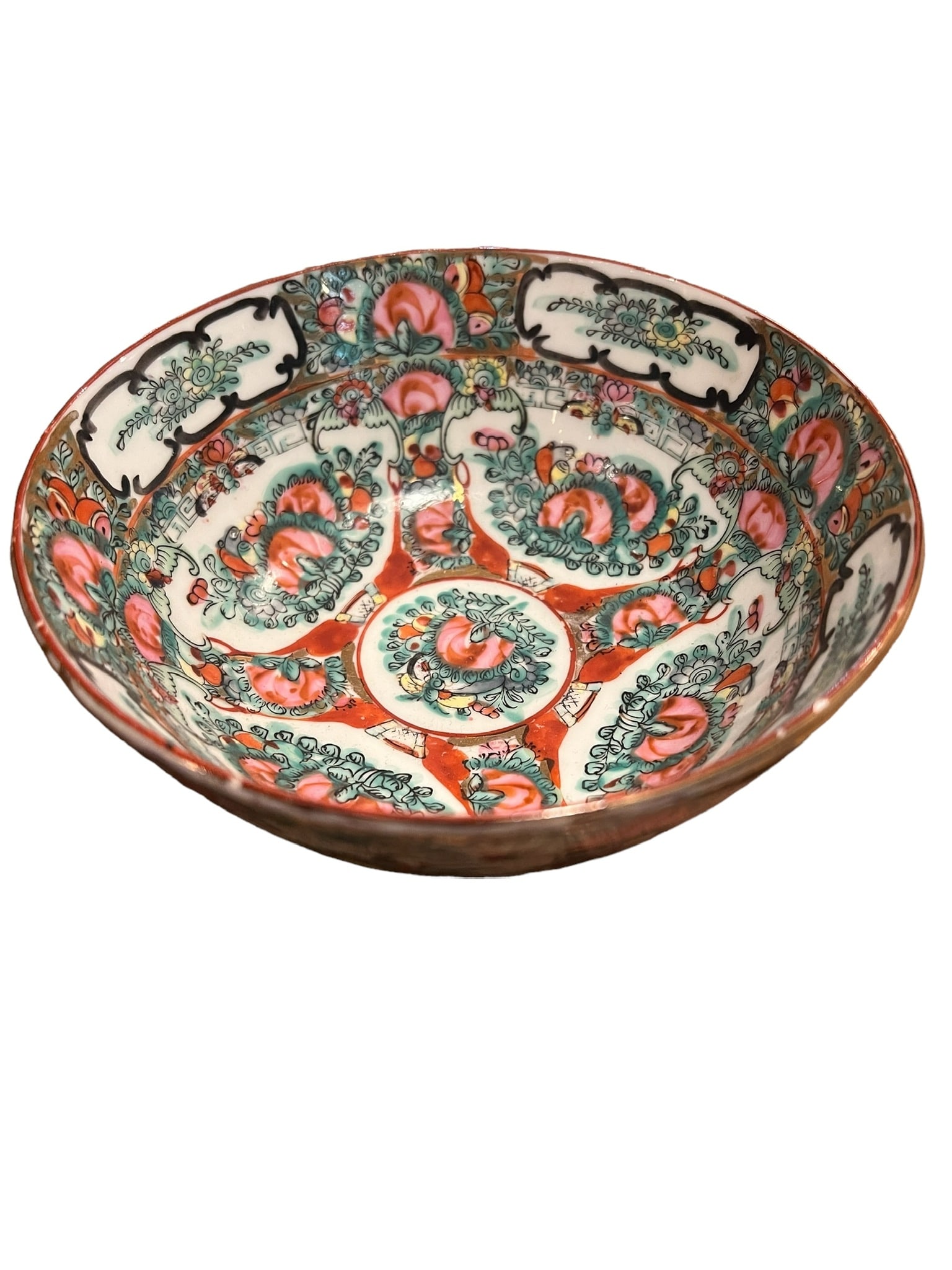 Japanese Rose Medallion Bowl (1 of 8)
