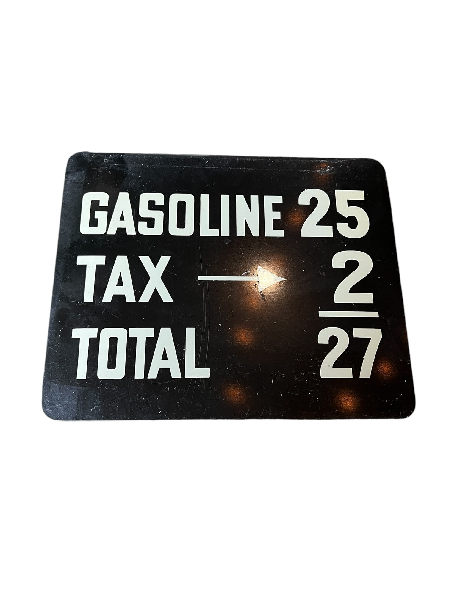 Vintage 1950s Porcelain Gasoline Sign (1 of 3)
