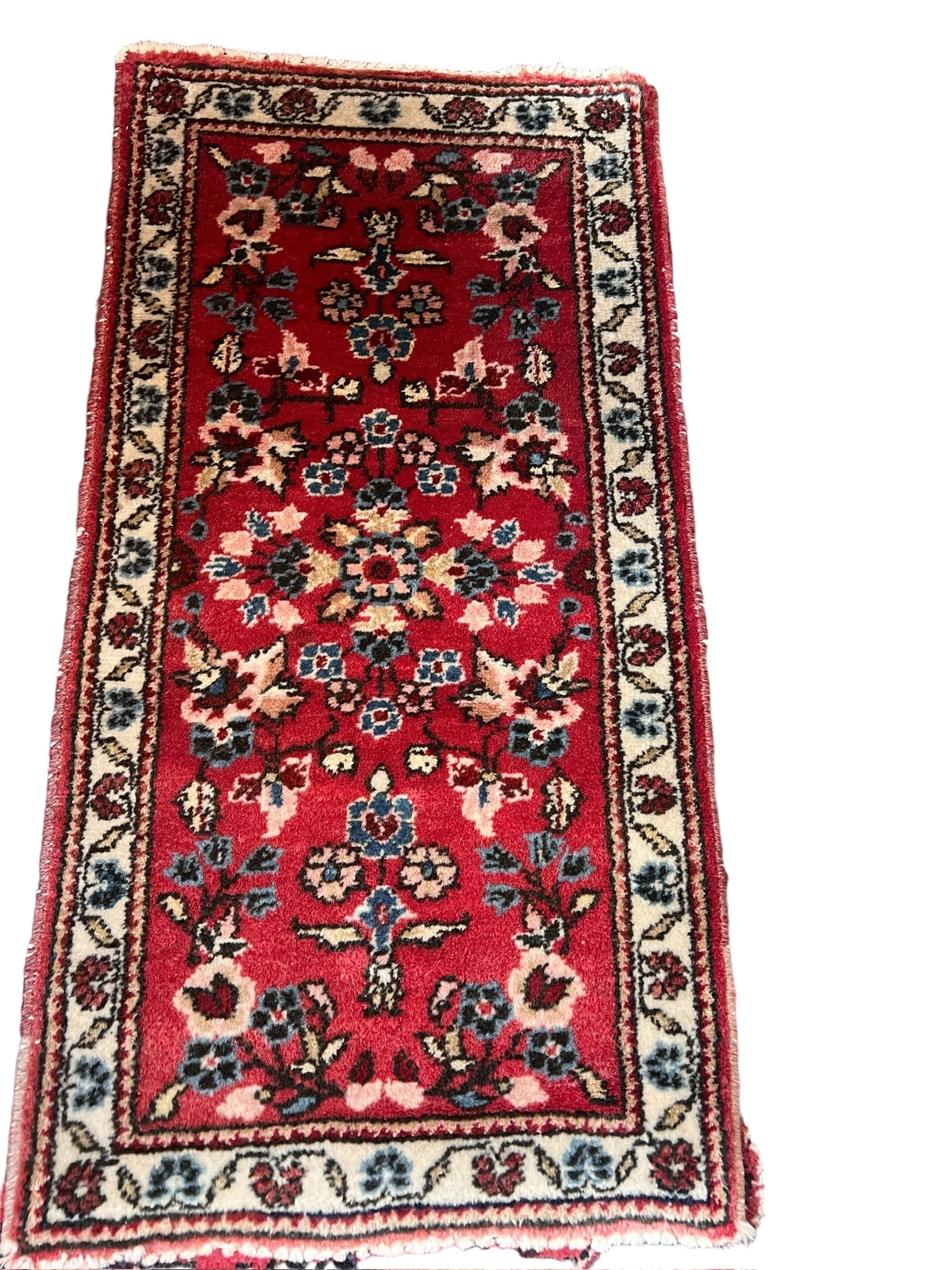 Hand Knotted Persian Wool Mat (1 of 4)