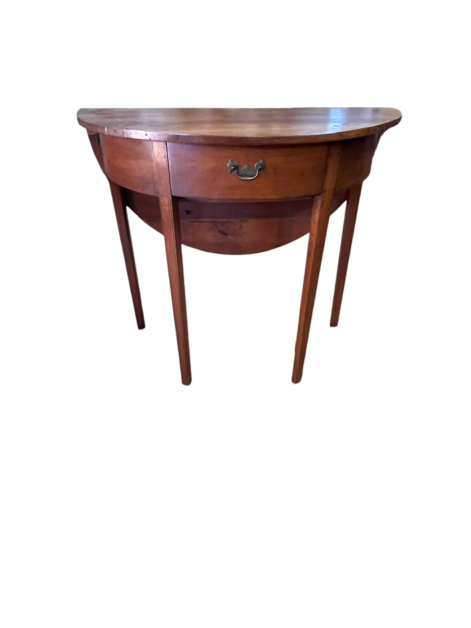 18th century Demi Lune Drop Leaf Game table (1 of 15)