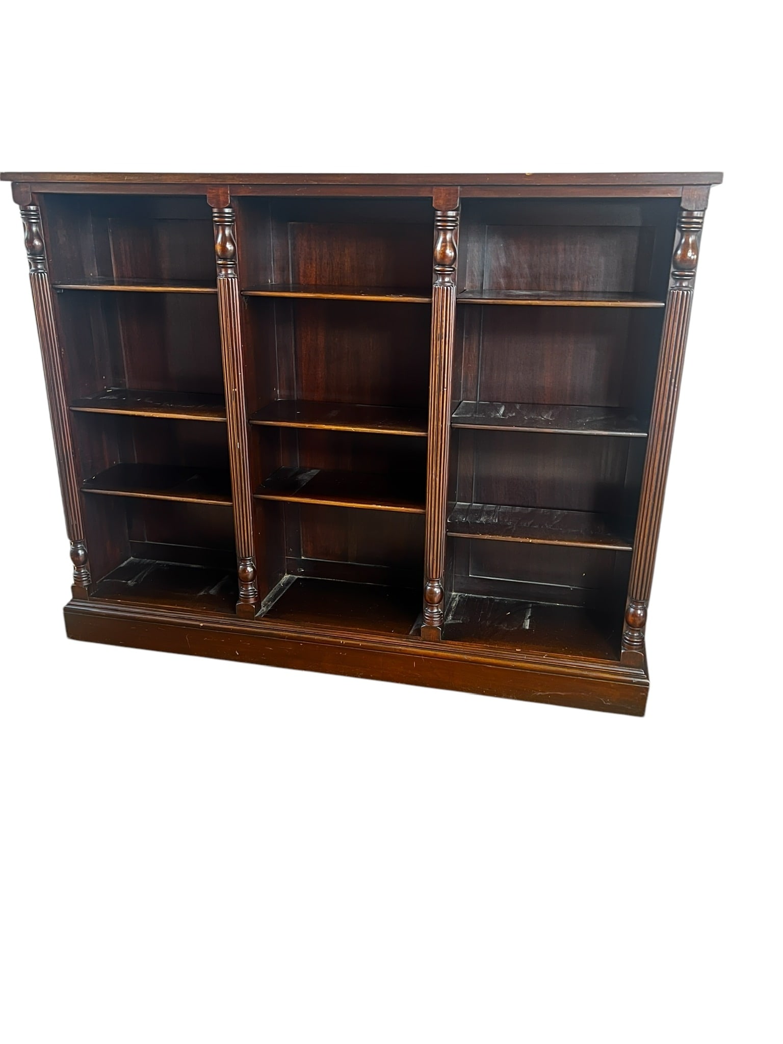 Vintage Mahogany 3 Section Bookcase (1 of 4)