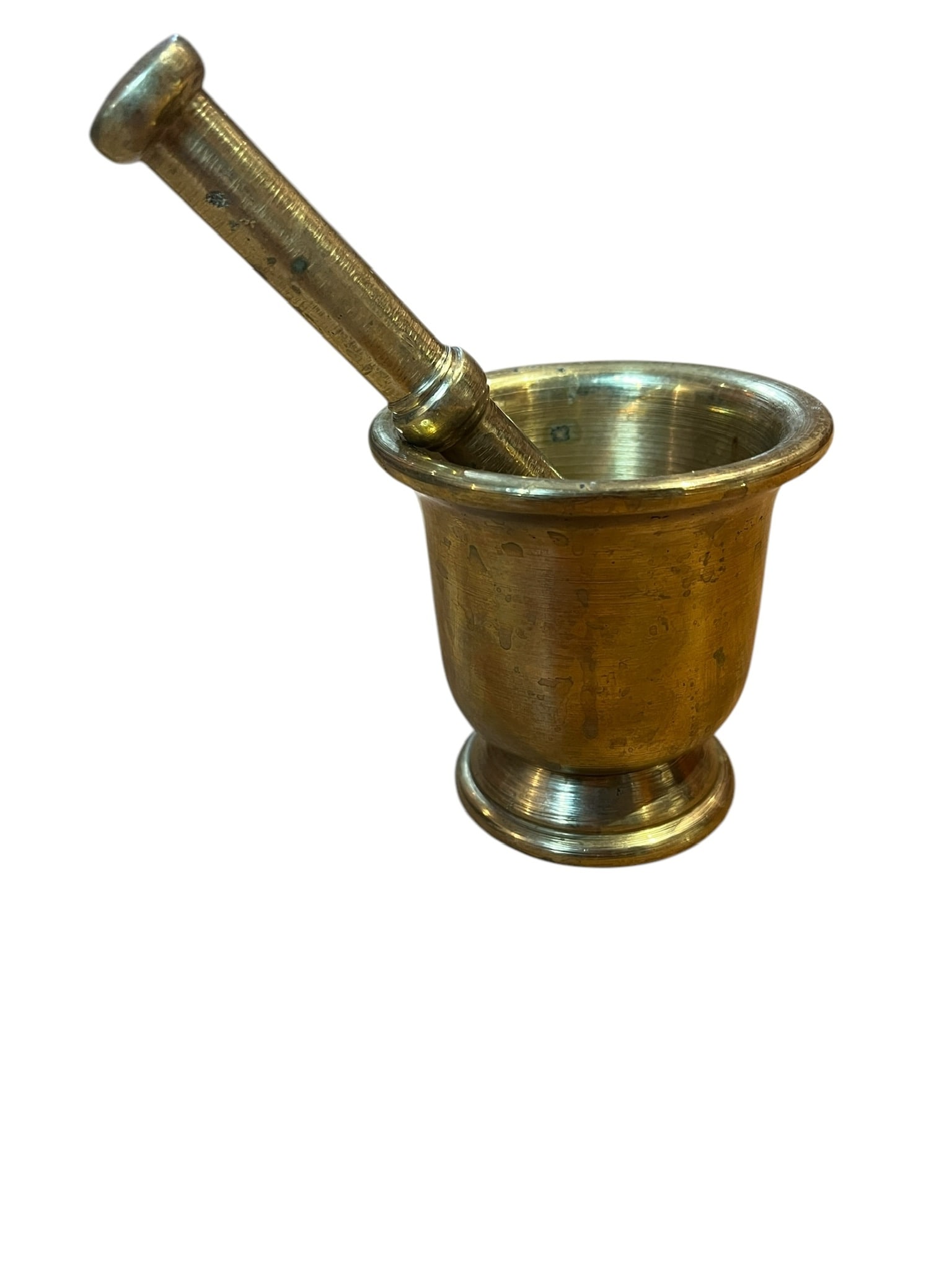 Solid Brass Mortar and Pestle (1 of 5)