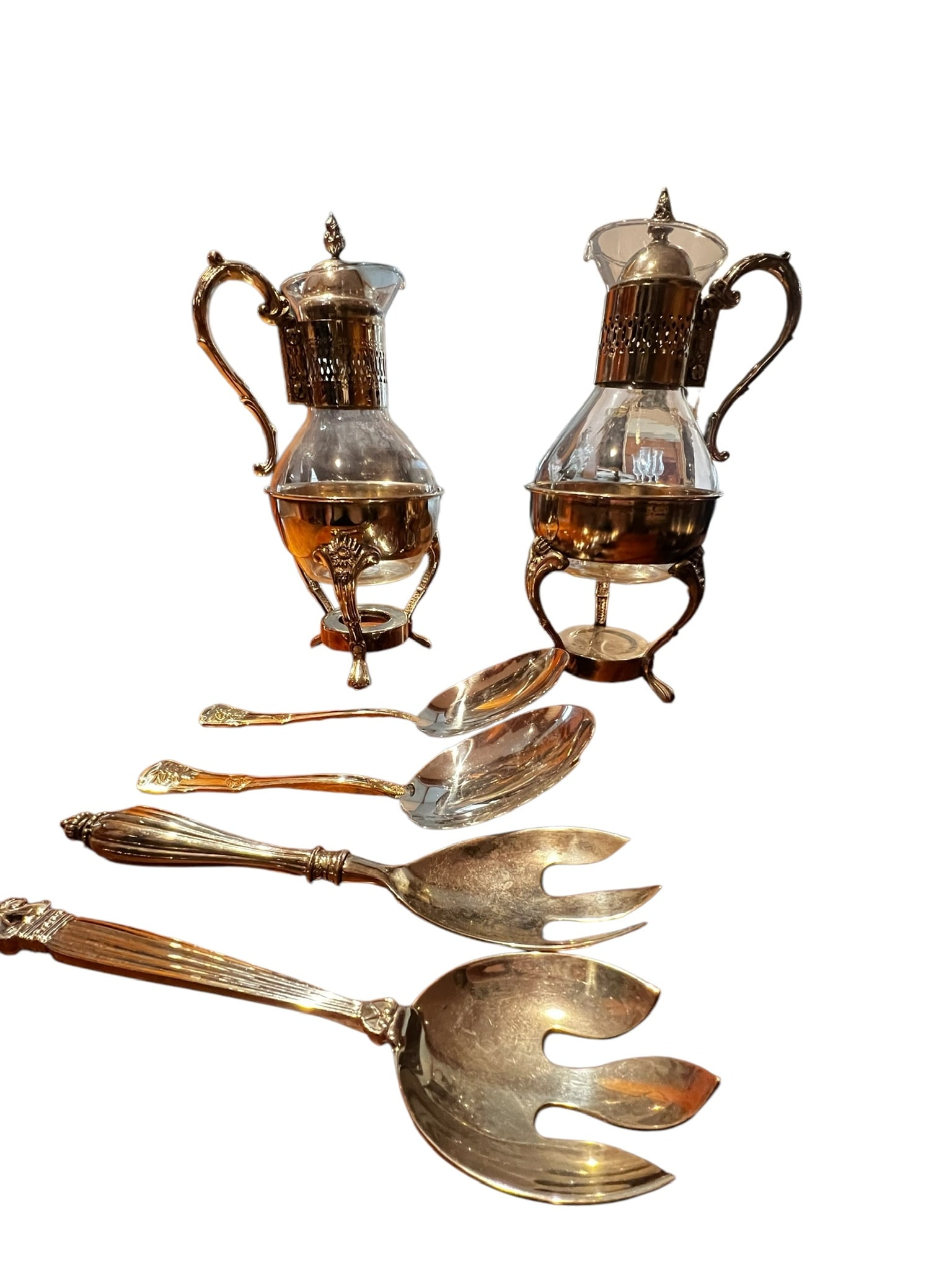 Large Grouping of Silver Plate Serve ware (1 of 6)