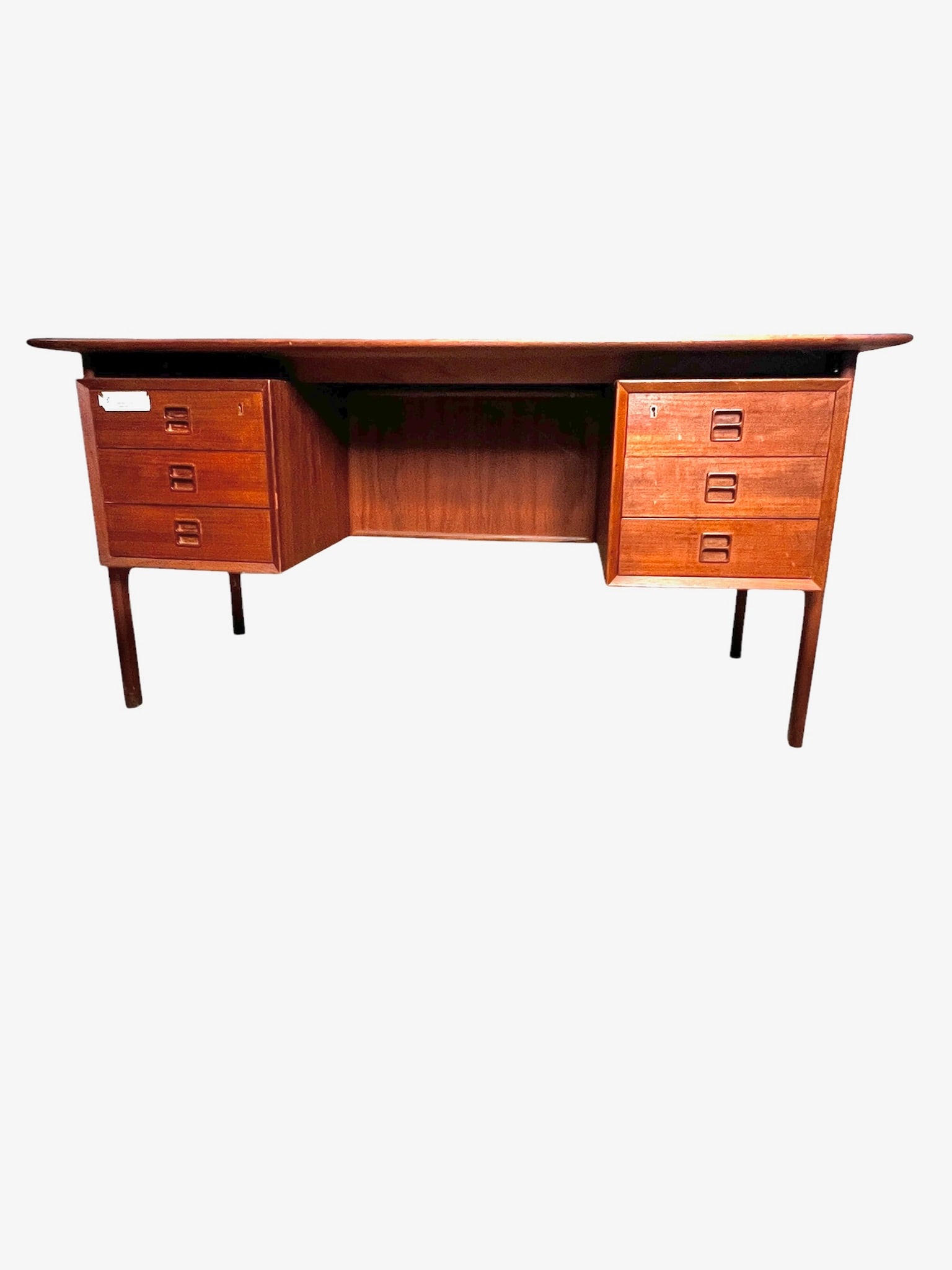 Mid Century Danish Modern Rosewood Desk Attr Erik Brouer (1 of 9)