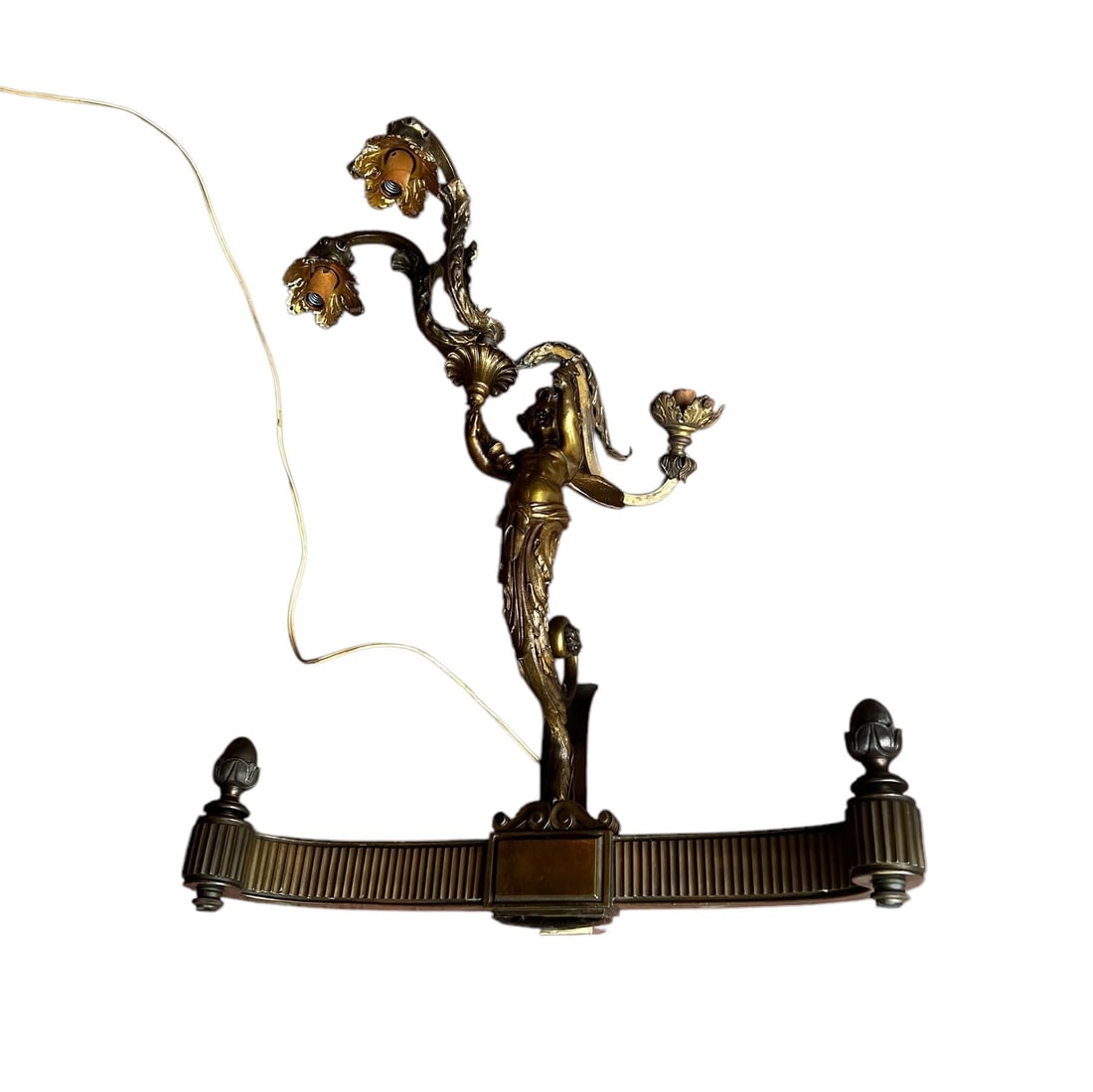 Antique Bronze 3 Light Wall Sconce (1 of 10)