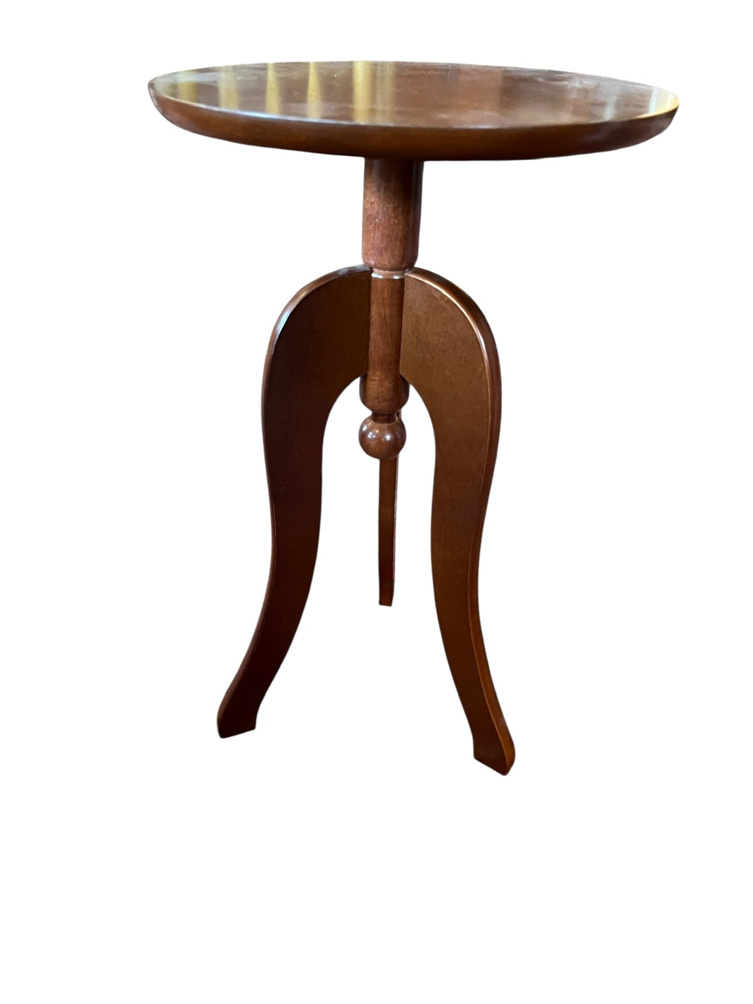 Contemporary Small Wood Side Table (1 of 4)