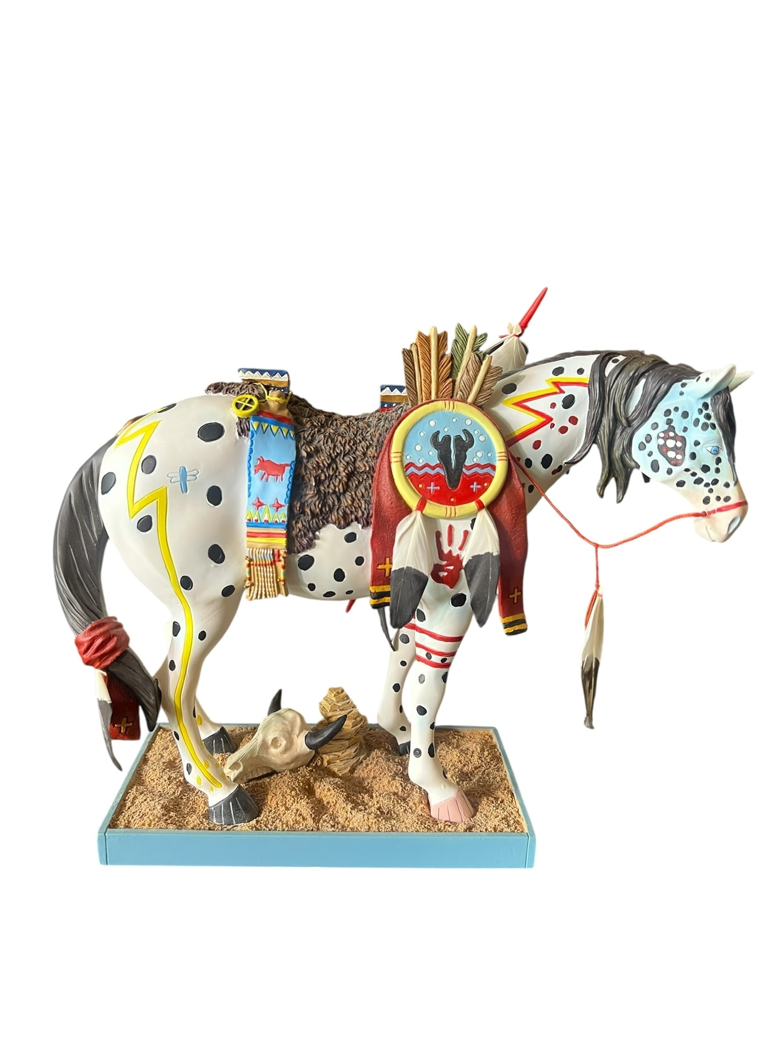 The Trail of Painted Ponies Horse Statue War Pony Item 1477 (1 of 6)