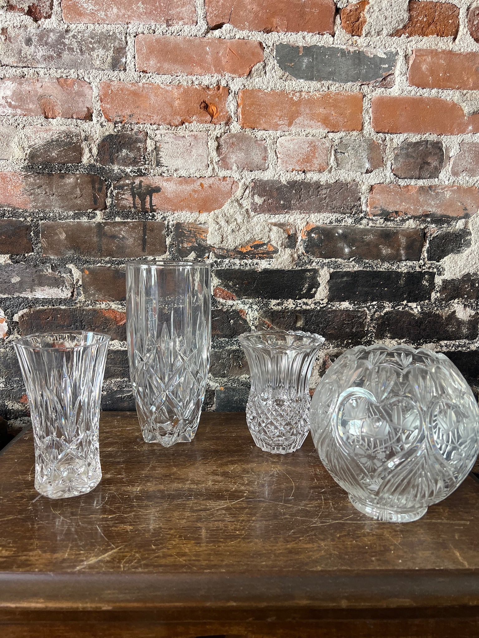 Grouping of Cut Glass and Crystal (4) (1 of 9)