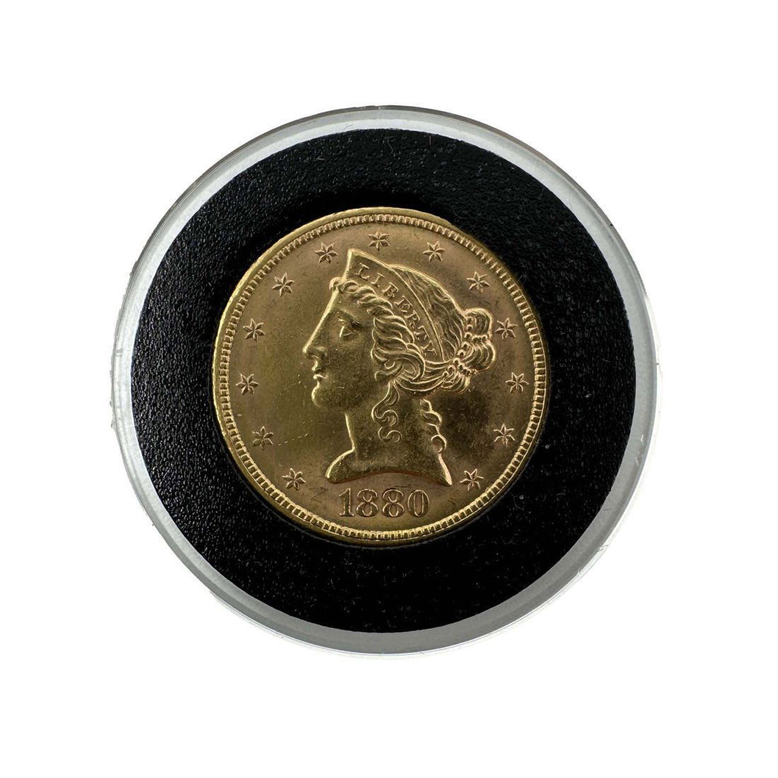 1880s Five Dollar Gold Liberty Coin (1 of 2)
