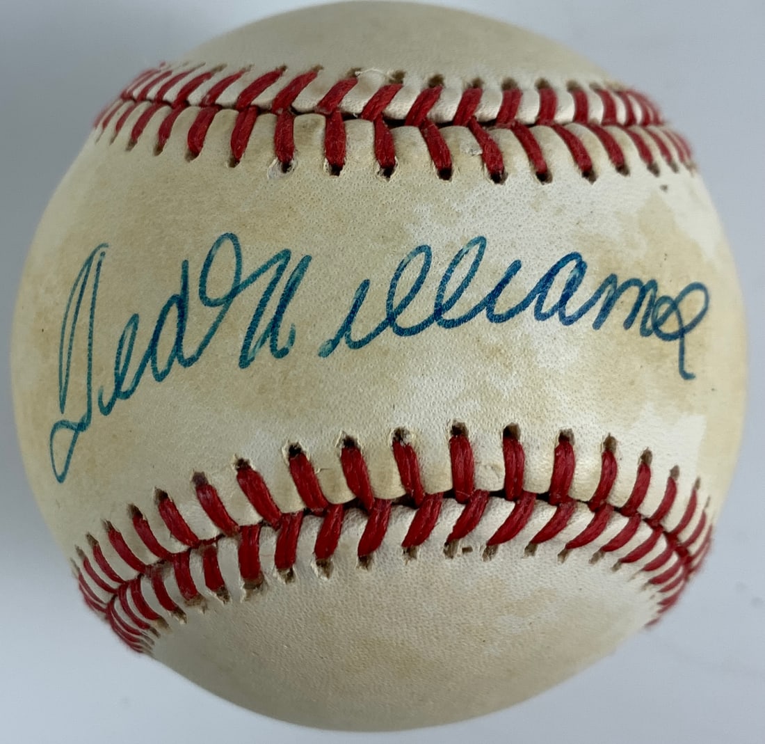 Ted Williams Autographed Baseball (1 of 3)
