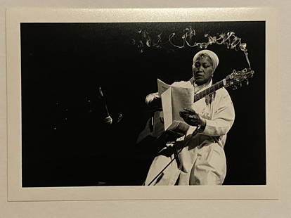 Odetta Original Photograph by Herb Snitzer: Capture the essence of folk singer Odetta with this original Herb Snitzer photograph, sized at 8x10 inches. The image beautifully encapsulates the spirit and charisma of Odetta, a legendary figure in