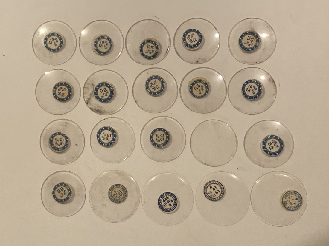 Antique Pocket Watch Replacement Crystals (20): Free of chips and scratches. Please see pics for size