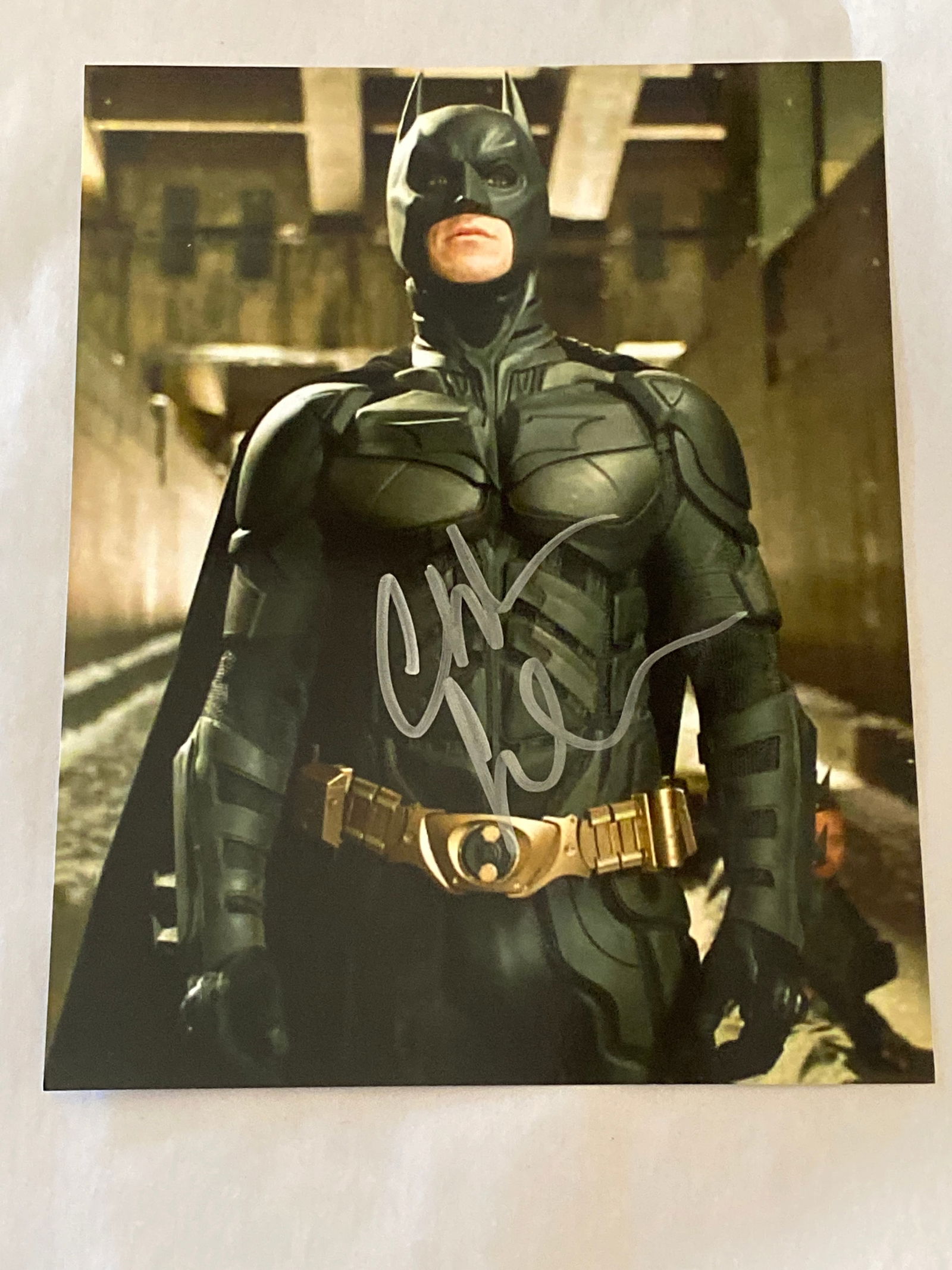 Batman Christian Bale Autographed Photo (1 of 1)
