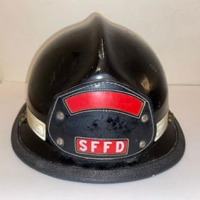 Vintage San Francisco fire department Fireman helmet