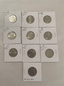 1999 2000 Uncurculated State Quarters (10)