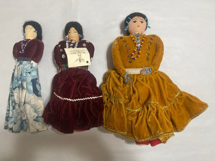 Vintage Native American Navajo Doll Lot (3) (1 of 2)