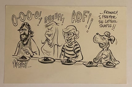 Phil Bissell Pencil Drawn Newspaper Comic Art Lot  (2)