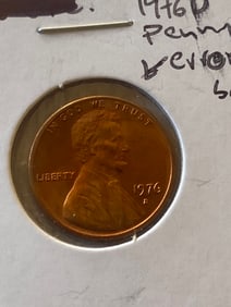 1976D Penny Toning Error