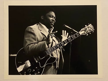 BB King Original Paul Slattery Photograph 8x10