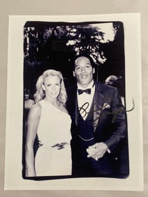 OJ Simpson Autographed Ron Wolfson Photo