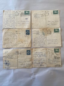 Vintage Jewish Israel Emphemera Postcard Lot