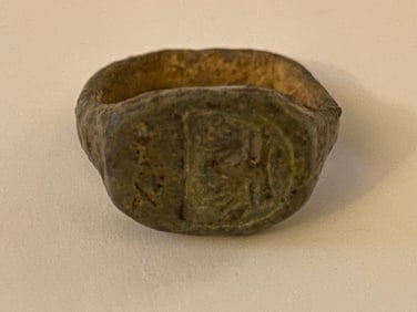 Mideival Jewish Cohen Priest Ring Seal