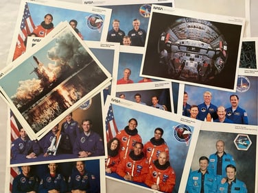 Vintage NASA Astronaut  Space Shuttle flight crew photos 20